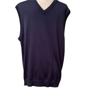 Daniel Cremieux Silk Blend Sweater Vest Size Large